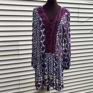 Vibrant Boho Moonlight rayon dress